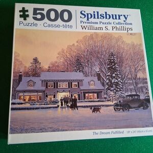Spilsbury 500-Piece Winter Scene Puzzle